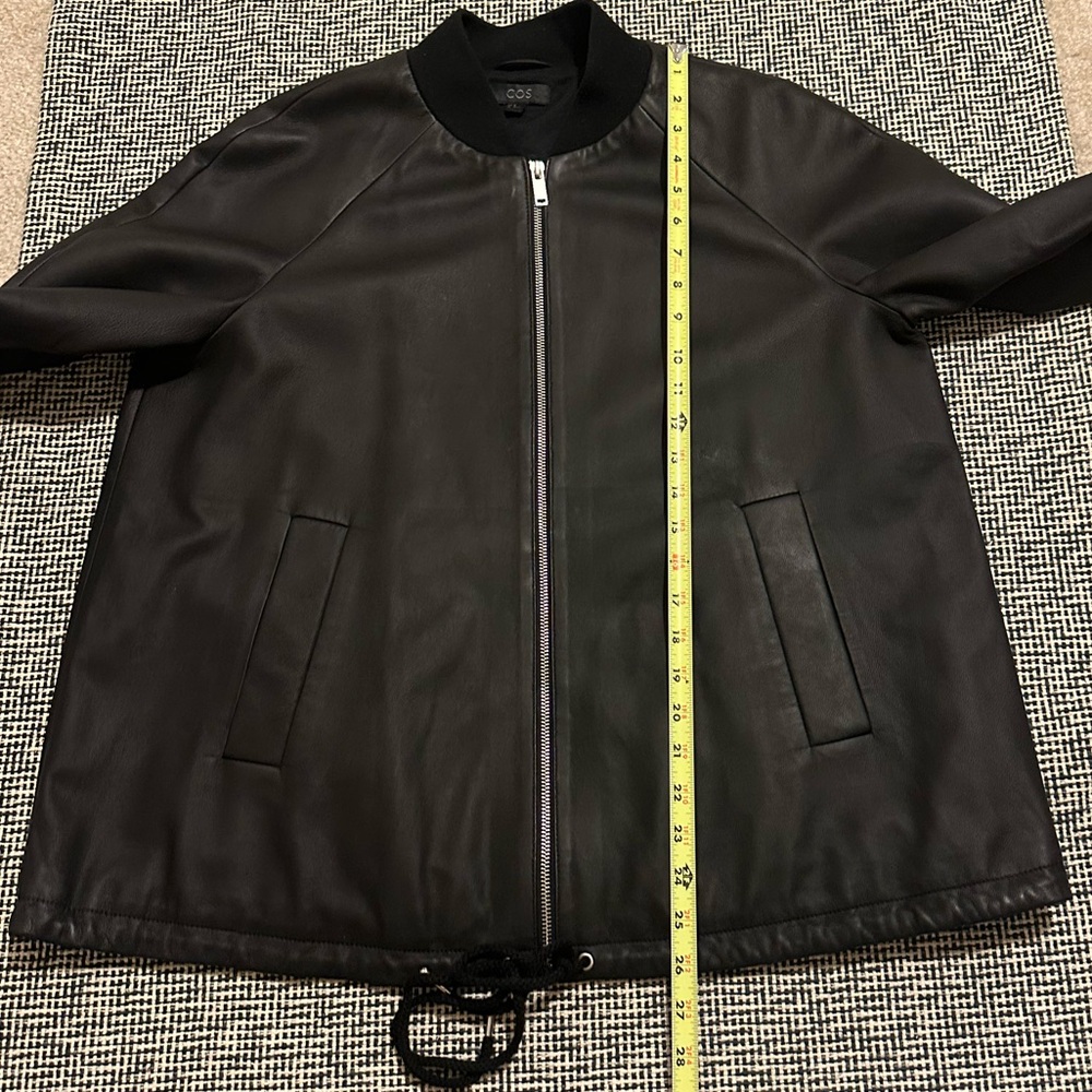 COS A-Line leather Jacket - Picture 10 of 12